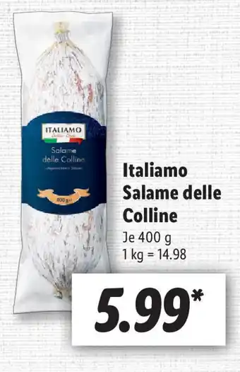 Lidl Italiamo Salame delle Colline 400g Angebot