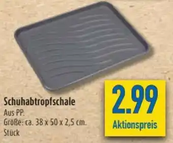 diska Schuhabtropfschale Angebot