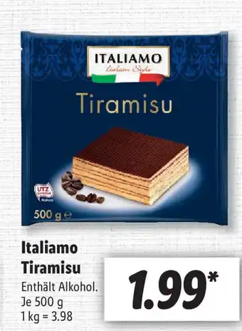 Lidl Italiamo Tiramisu 500g Angebot