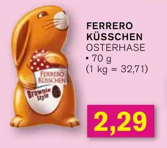 KODi FERRERO KÜSSCHEN OSTERHASE ▪ 70 g Angebot