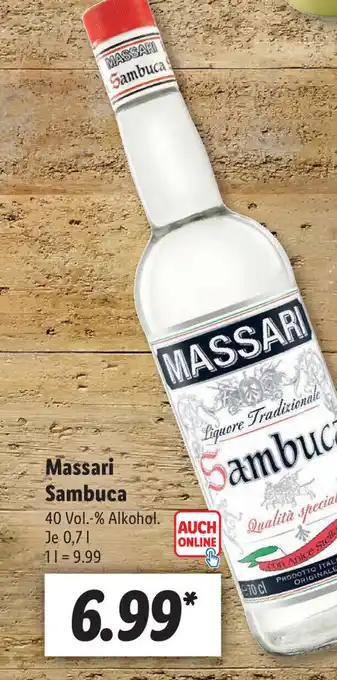 Lidl Massari Sambuca 0,7L Angebot