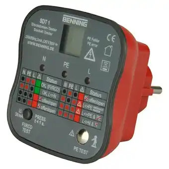 Bauhaus Benning Steckdosentester SDT 1 (230 V) Angebot