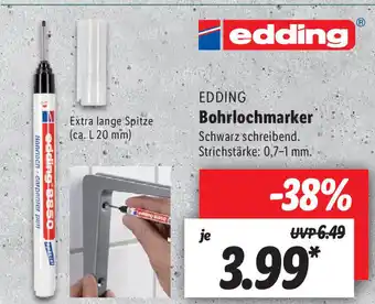 Lidl Edding Bohrlochmarker Angebot