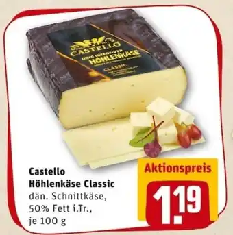 REWE PETZ Castello Höhlenkäse Classic 100g Angebot