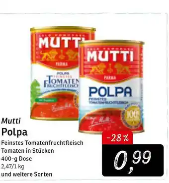 KONSUM Mutti Polpa Angebot