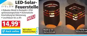 Norma LED Solar Feuerstelle Angebot