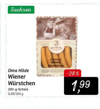 KONSUM Oma Hilde Wiener Würstchen Angebot