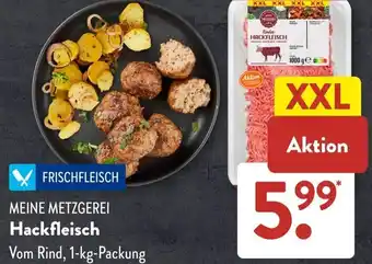 Aldi Süd MEINE METZGEREI Hackfleisch 1-kg-Packung Angebot