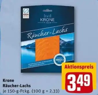 REWE PETZ Krone Räucher Lachs 150g Angebot