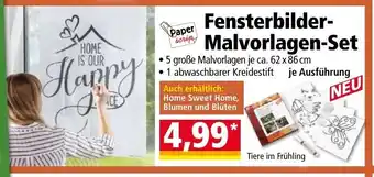 Norma Fensterbilder Malvorlagen Set Angebot