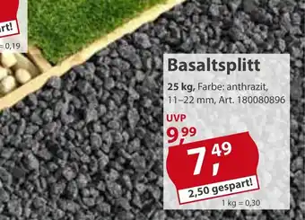 Sonderpreis Baumarkt Basaltsplitt 25kg Angebot