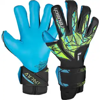 Intersport REUSCH Herren Handschuhe Attrakt Aqua Evolution black / fluo lime / aqua blue 12 Angebot