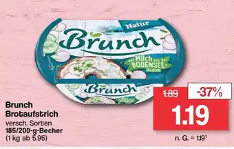 Famila Nord West Brunch Brotaufstrich 185/200-g-Becher Angebot