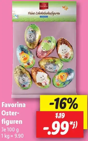 Lidl Favorina Osterfiguren 100 g Angebot