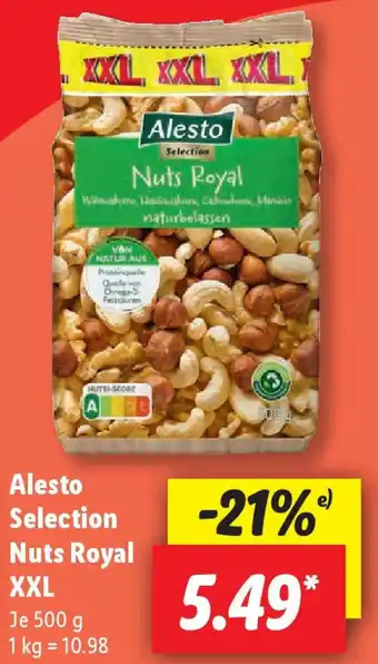 Lidl Alesto Selection Nuts Royal XXL 500 g Angebot