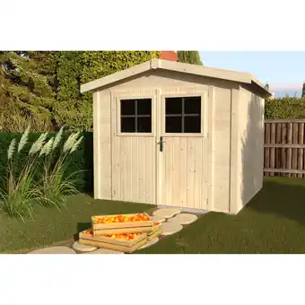 toom Baumarkt décor et jardin Gartenhaus 'Mano' Fichtenholz naturbelassen 230 x 234 cm Angebot