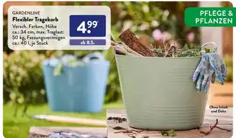 Aldi Süd GARDENLINE Flexibler Tragekorb Angebot