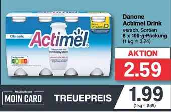 Famila Nord West Danone Actimel Drink 8 x 100-g-Packung Angebot