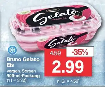 Famila Nord West Bruno Gelato Eis 900 ml Packung Angebot