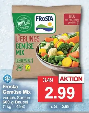 Famila Nord West Frosta Gemüse Mix 600 g Beutel Angebot