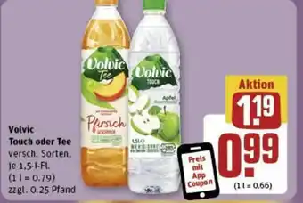 REWE Volvic Touch oder Te 1,5-l-FL. Angebot