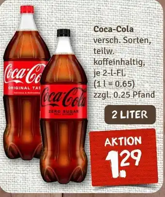 nahkauf Coca-Cola 2 l Fl. Angebot