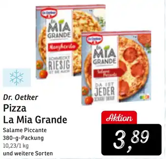 KONSUM Dr. Oetker Pizza La Mia Grande 380-g-Packung Angebot