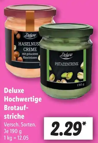 Lidl Deluxe Hochwertige Brotaufstriche 190 g Angebot