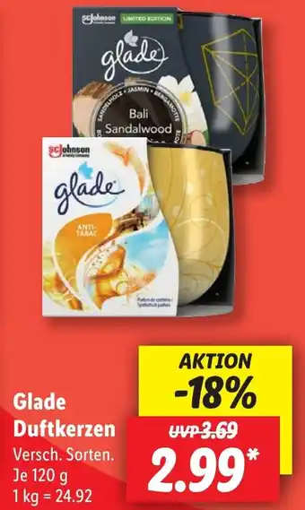 Lidl Glade Duftkerzen 120 g Angebot