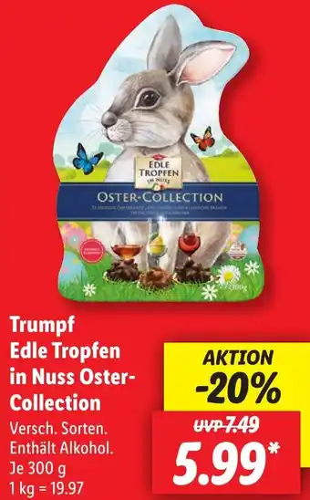 Lidl Trumpf Edle Tropfen in Nuss Oster-Collection 300 g Angebot