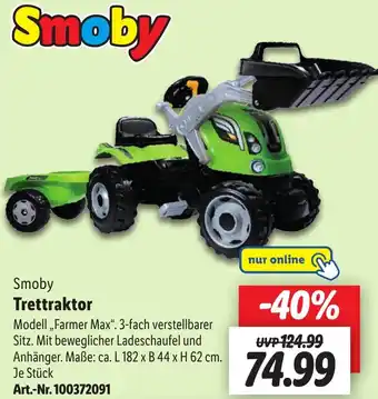 Lidl Smoby Trettraktor Angebot