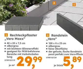 Globus Baumarkt 1 Rechteckpflaster ,,Vero Maxx" Angebot