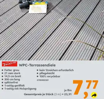 Globus Baumarkt TrendLine WPC-Terrassendiele Angebot