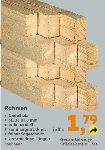 Globus Baumarkt Rahmen Angebot