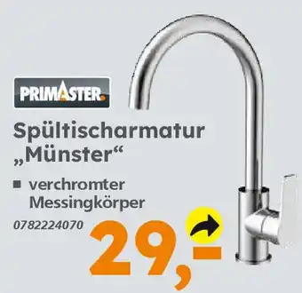 Globus Baumarkt PRIMASTER Spültischarmatur ,,Münster" Angebot
