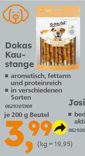 Globus Baumarkt Dokas Kaustange 200g Angebot