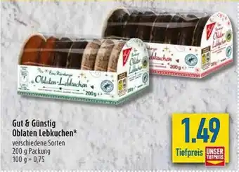 diska Gut & Günstig Oblaten Lebkuchen Angebot