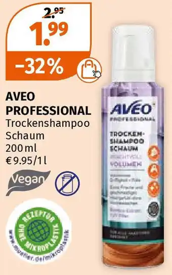 Müller AVEO PROFESSIONAL Trockenshampoo Schaum 200 ml Angebot