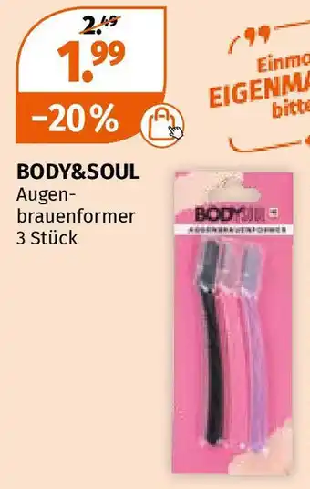 Müller BODY&SOUL Augenbrauenformer 3 Stück Angebot