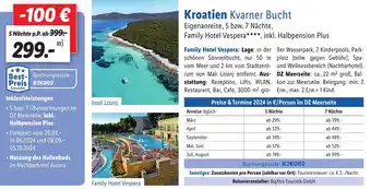 Lidl Kroatien Kvarner Bucht Angebot