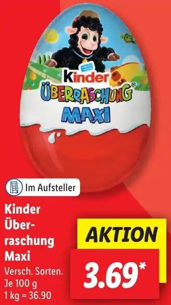 Lidl Kinder Überraschung Maxi 100 g Angebot