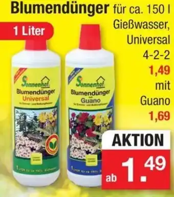 Zimmermann Sonnenhof Blumendünger 1 Liter Angebot