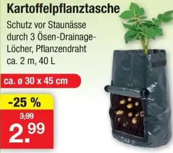 Zimmermann Kartoffelpflanztasche Angebot