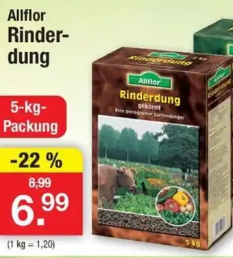 Zimmermann Allflor Rinderdung 5 kg Packung Angebot