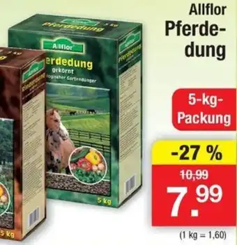 Zimmermann Allflor Pferdedung 5 kg Packung Angebot