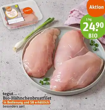 basic tegut Bio-Hähnchenbrustfilet 1 kg Angebot