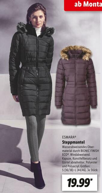 Lidl Esmara steppmantel Angebot