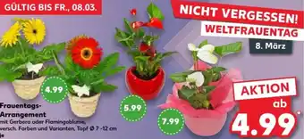 Kaufland Frauentags-Arrangement Angebot