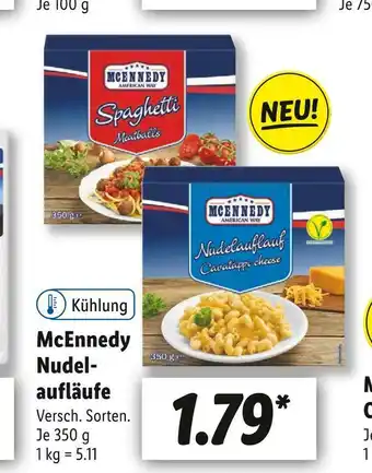 Lidl Mcennedy nudelaufläufe Angebot