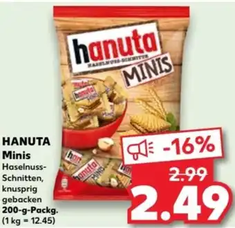 Kaufland HANUTA Minis 200 g Packg. Angebot